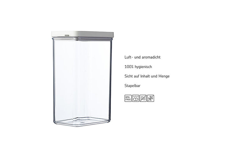 Set Storage Jar Omnia, Mepal, 3 db, északi fehér