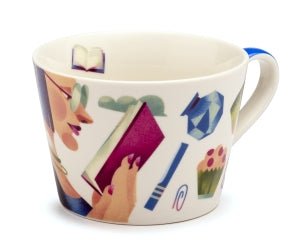 PAR - 1037919 - Palais Royal - Tasse Leidenschaft Dekor Lesen - Keramik, 460ml