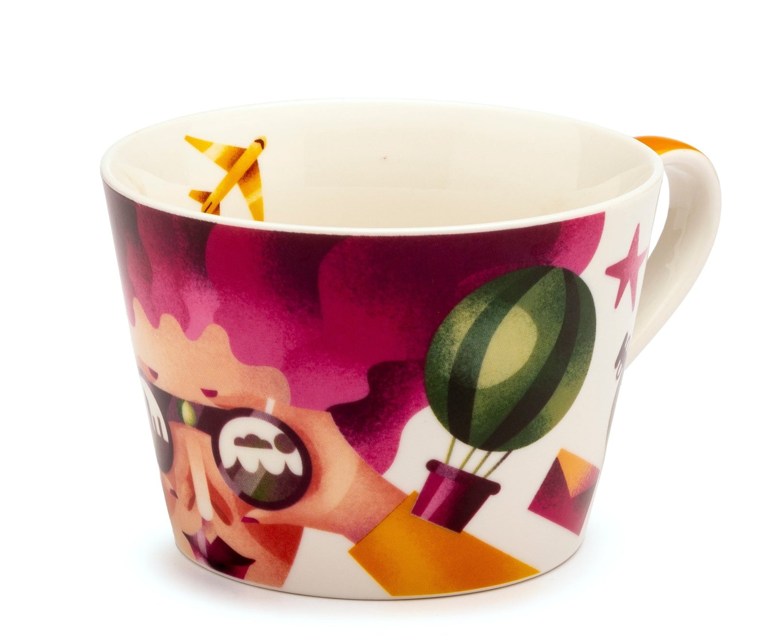 PAR - 1037926 - Palais Royal - Tasse Leidenschaft Dekor Reise - Keramik, 460ml