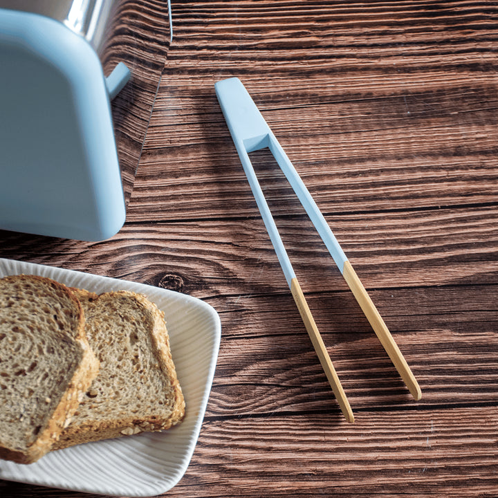 PEB-NBA284 - pebbly - Zange aus Bambus 'cadet blue' – nicht magnetisch 24cm