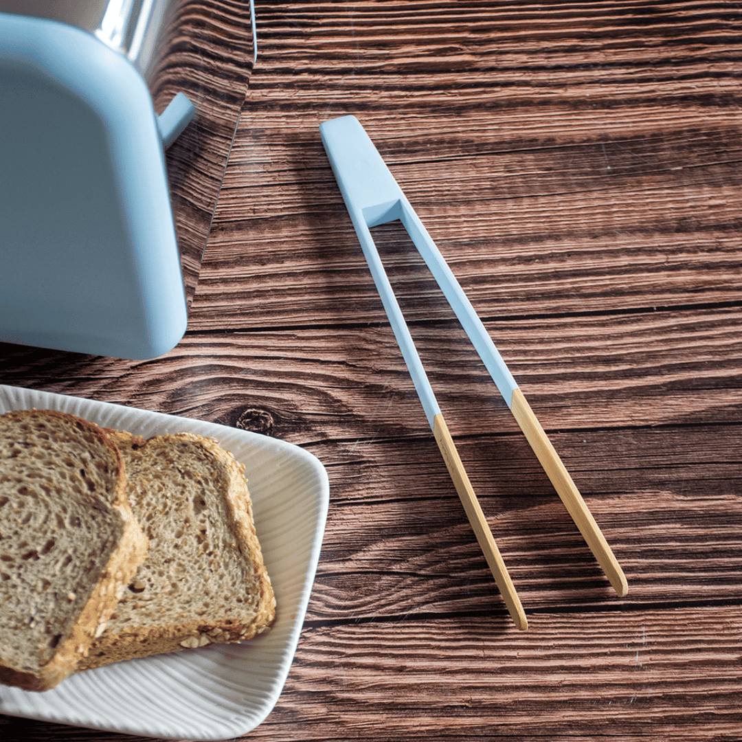 PEB-NBA284 - pebbly - Zange aus Bambus 'cadet blue' – nicht magnetisch 24cm