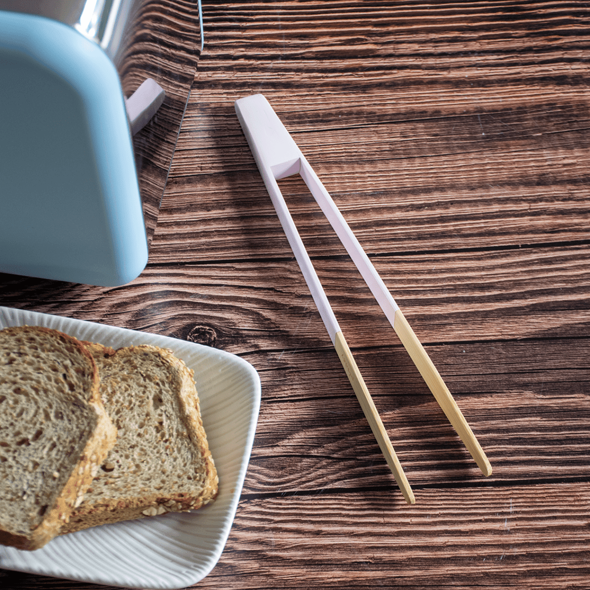 PEB-NBA291 - pebblig - tang van bamboe 'Carousel Pink' – niet magnetisch 24 cm