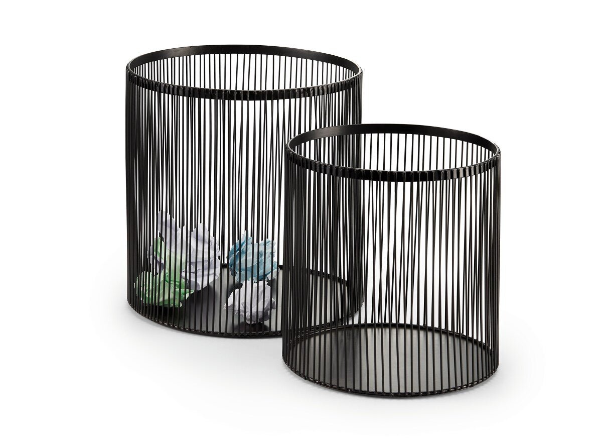 PHI - 122028 - Philippi, Nobo Korb, Windlicht - Set, 2 Stück