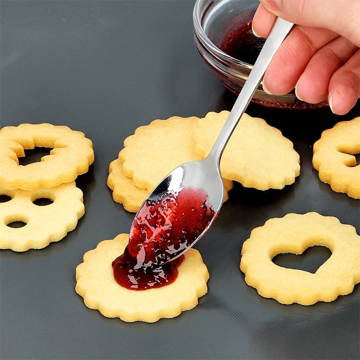 BI - 198999 - RBV Birkmann, Ausstechform, Linzer mit 3 Löchern, 10cm, Edelstahl