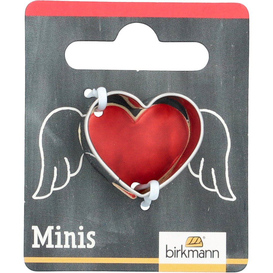 BI152564 - RBV Birkmann, Mini - Ausstechform Herz,2,5cm, Edelstahl auf Cardboard