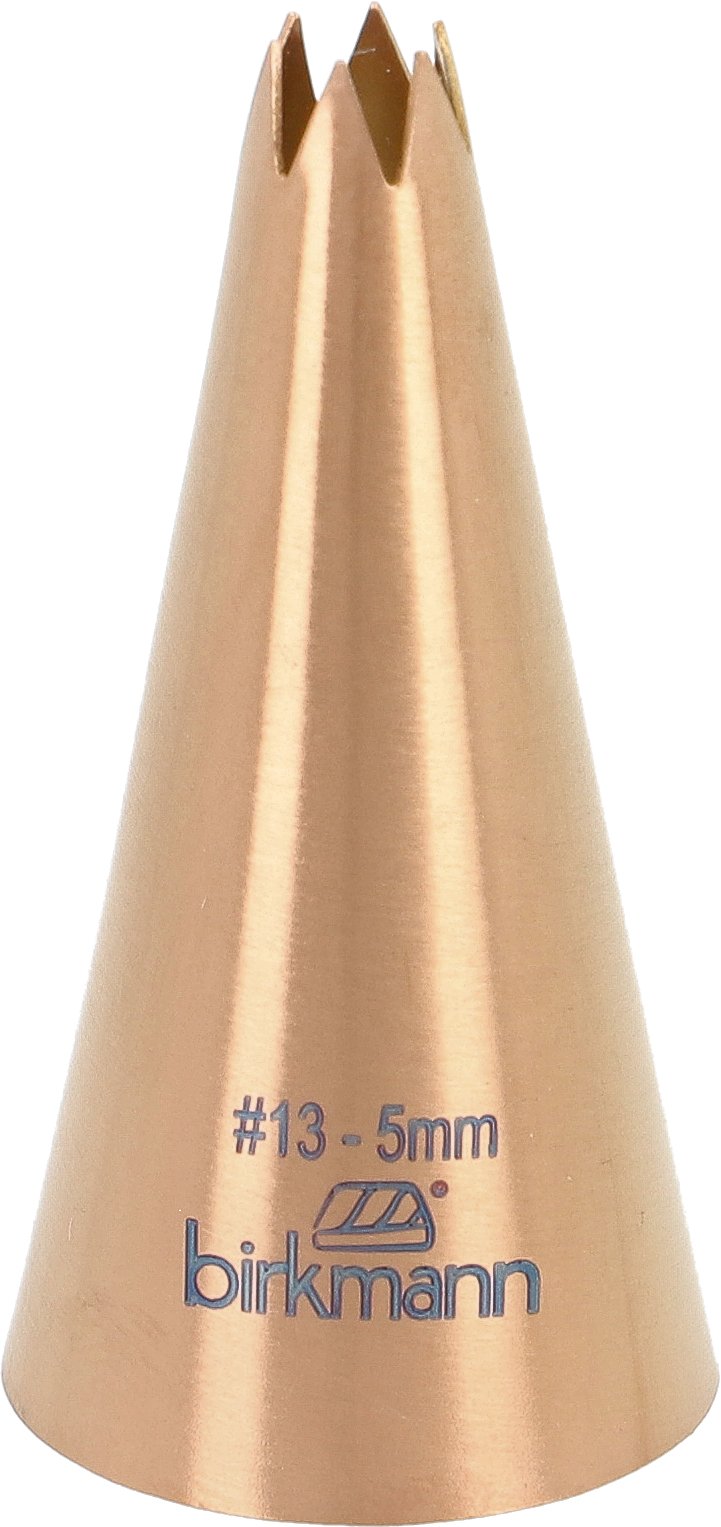 BIR - 409088 - RBV Birkmann, Sterntülle Nr. 13, D5mm, Kupferfarben, Edelstahl