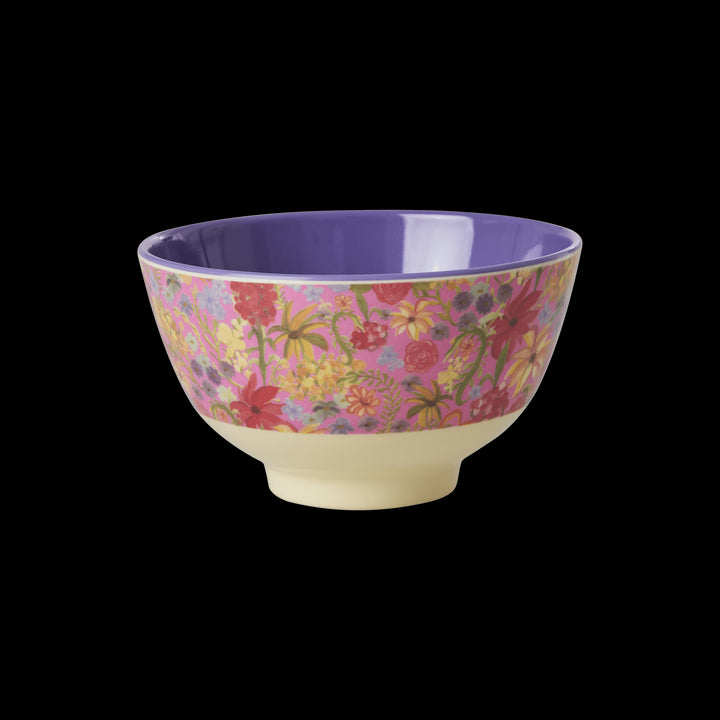 ri - MELBW - SSWEFL - rice, Melamine Bowl with Swedish Flower Print, Small, 300ml