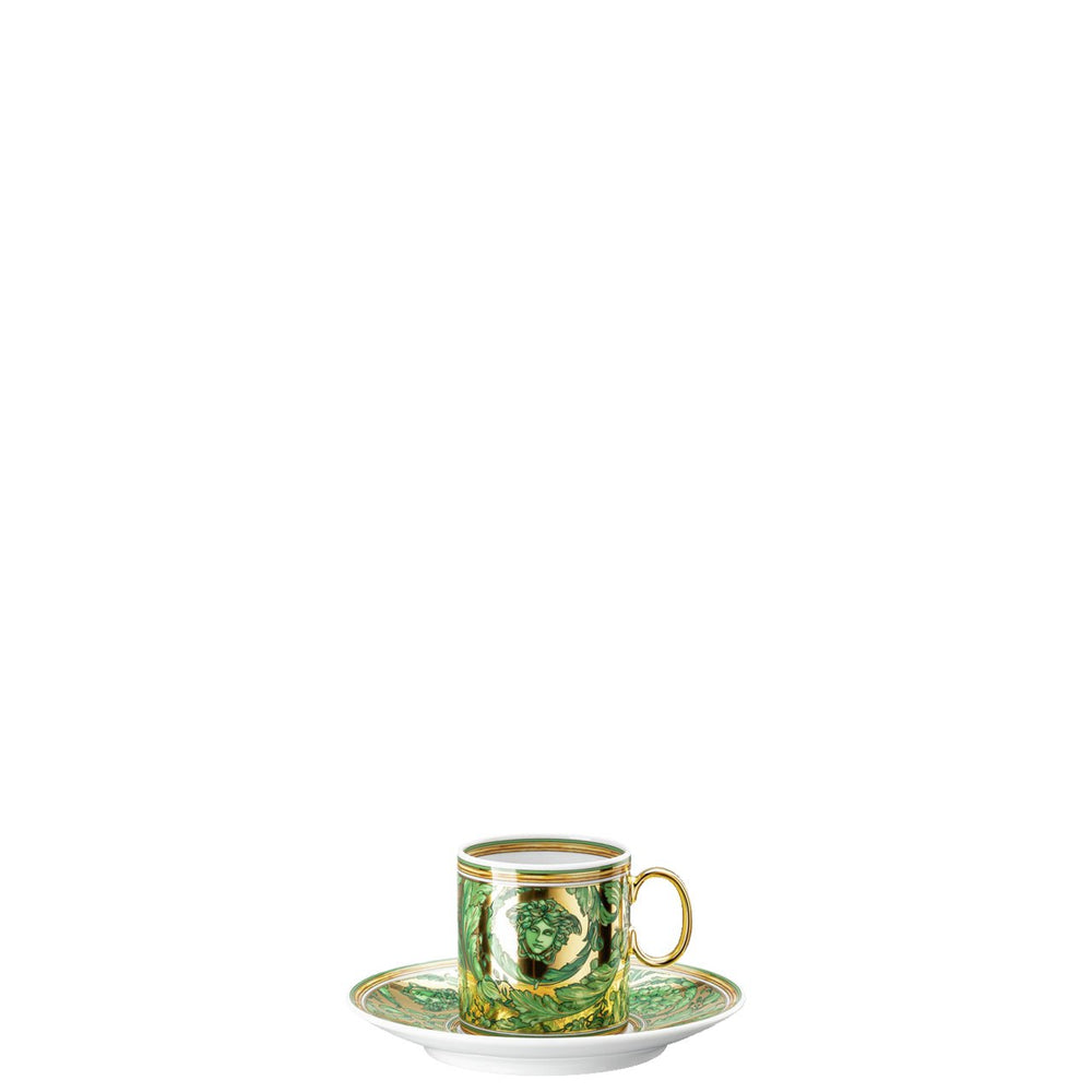 Rosenthal Versace - Medusa Garland Green Espressotasse 2-teilig - 2024-19335-409959-14715