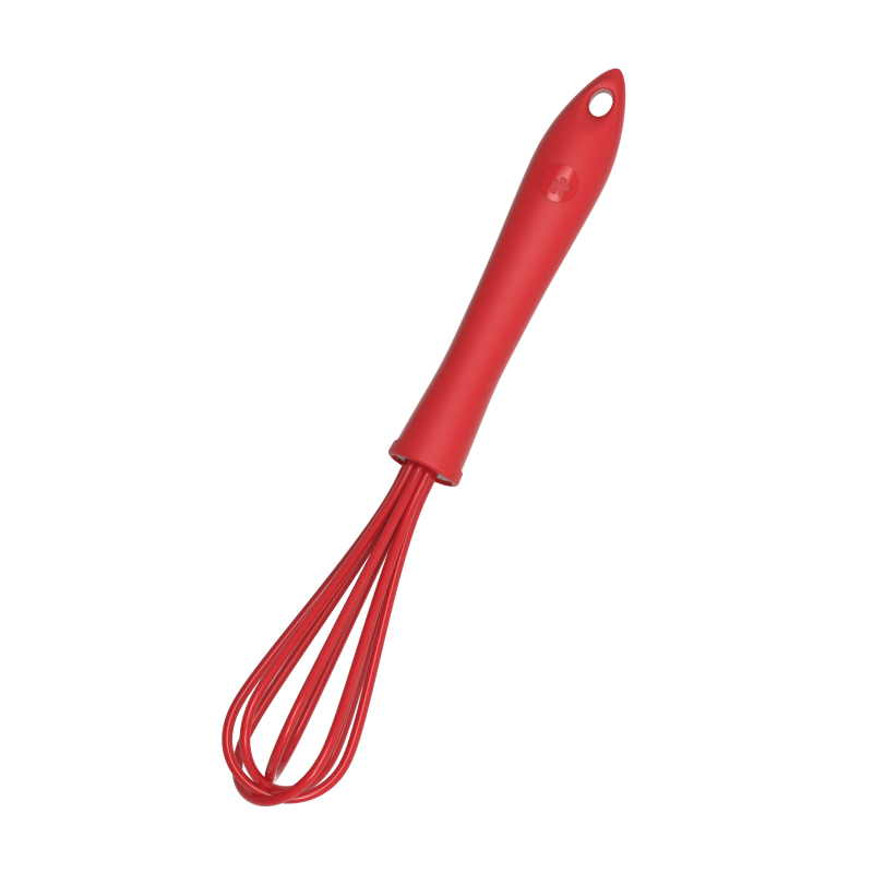 KOBL - 22933.04 - Schneebesen 19cm, KochBlume, Silikon, Edelstahl, Kunststoff, rot