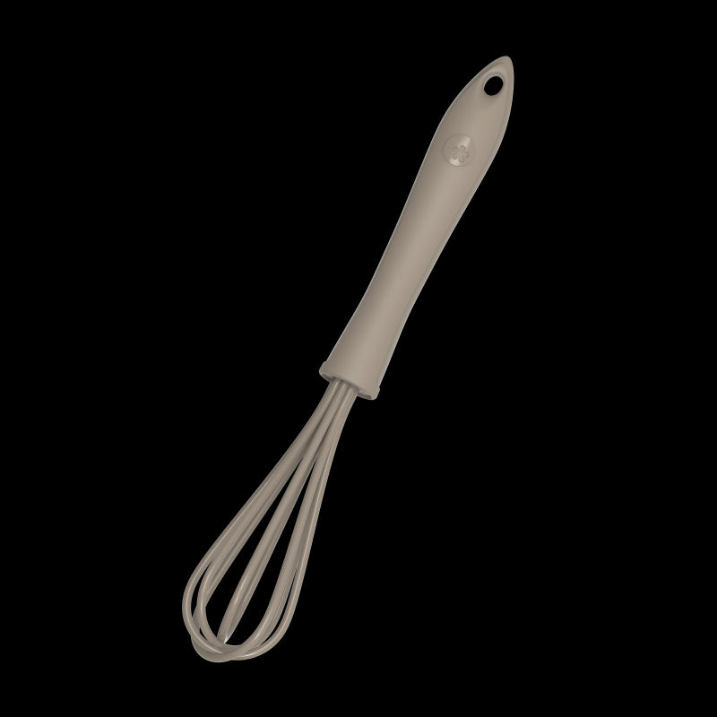 KOBL - 22933.12 - Schneebesen 19cm, KochBlume, Silikon, Edelstahl, Kunststoff, taupe