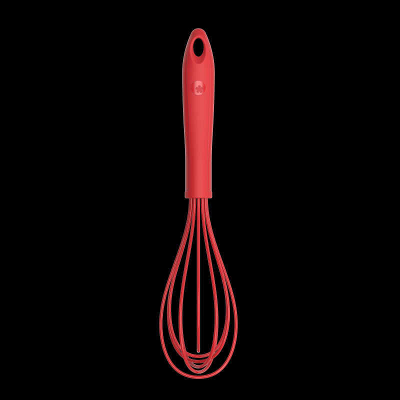 KOBL - 22931.04 - Schneebesen 28cm, KochBlume, Silikon, Edelstahl, Kunststoff, rot