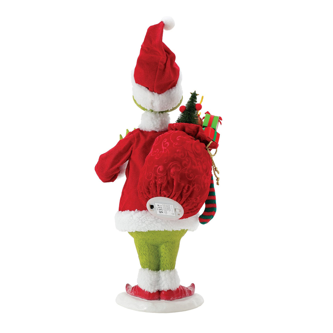 6016488 - Sein Herz wuchs (sprechende Grinch - Figur), h 45cm, 2025