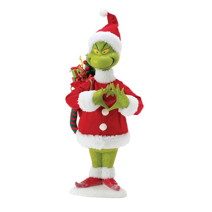 6016488 - Sein Herz wuchs (sprechende Grinch - Figur), h 45cm, 2025