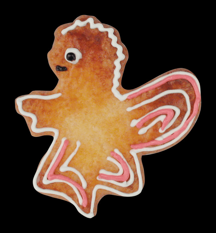 ST - 105010 - Städter, Ausstecher Engel fliegend, Weißblech, H6,5cm