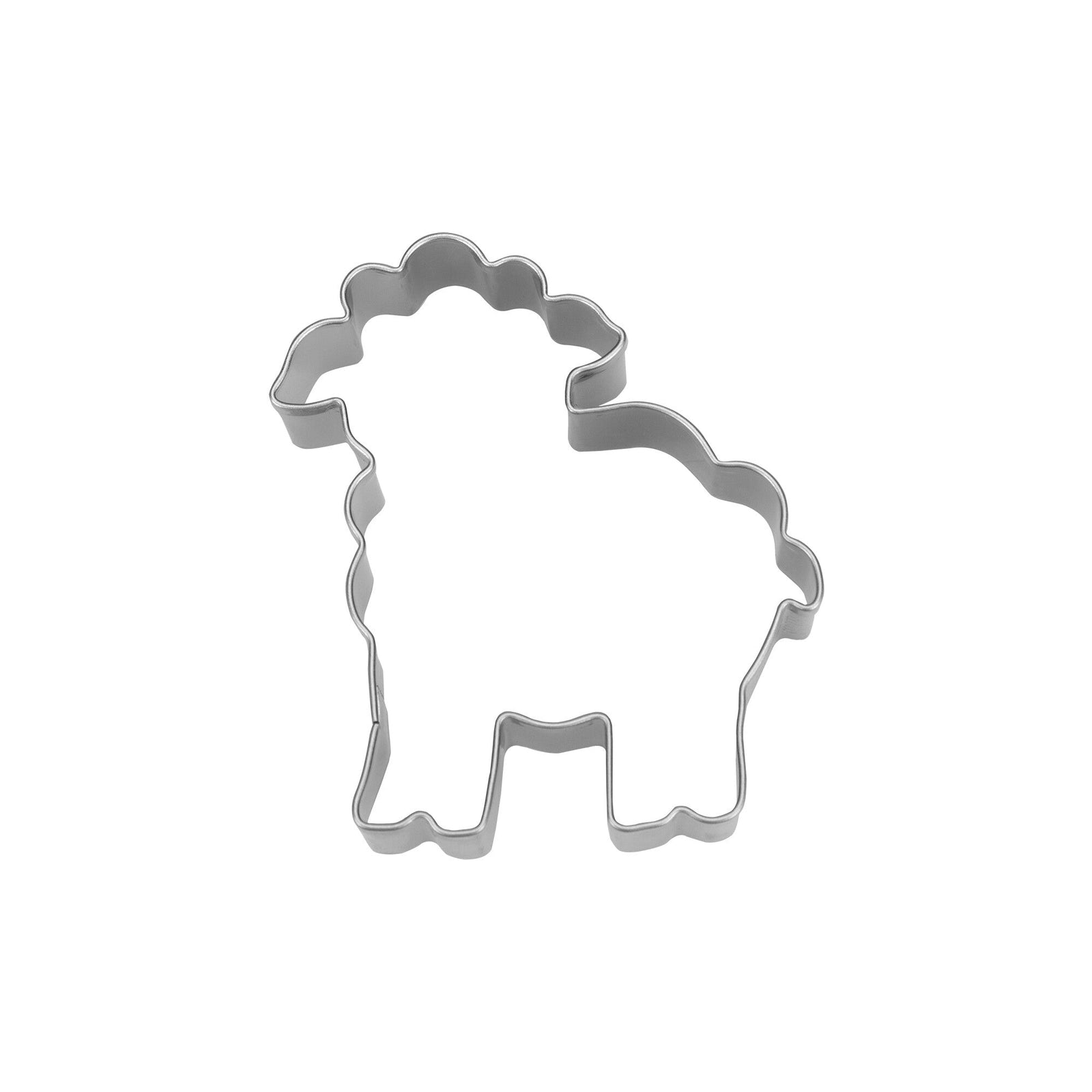 STA - 111098 - Städter, Ausstecher Lämmchen auf Karte, Edelstahl, 6,0cm