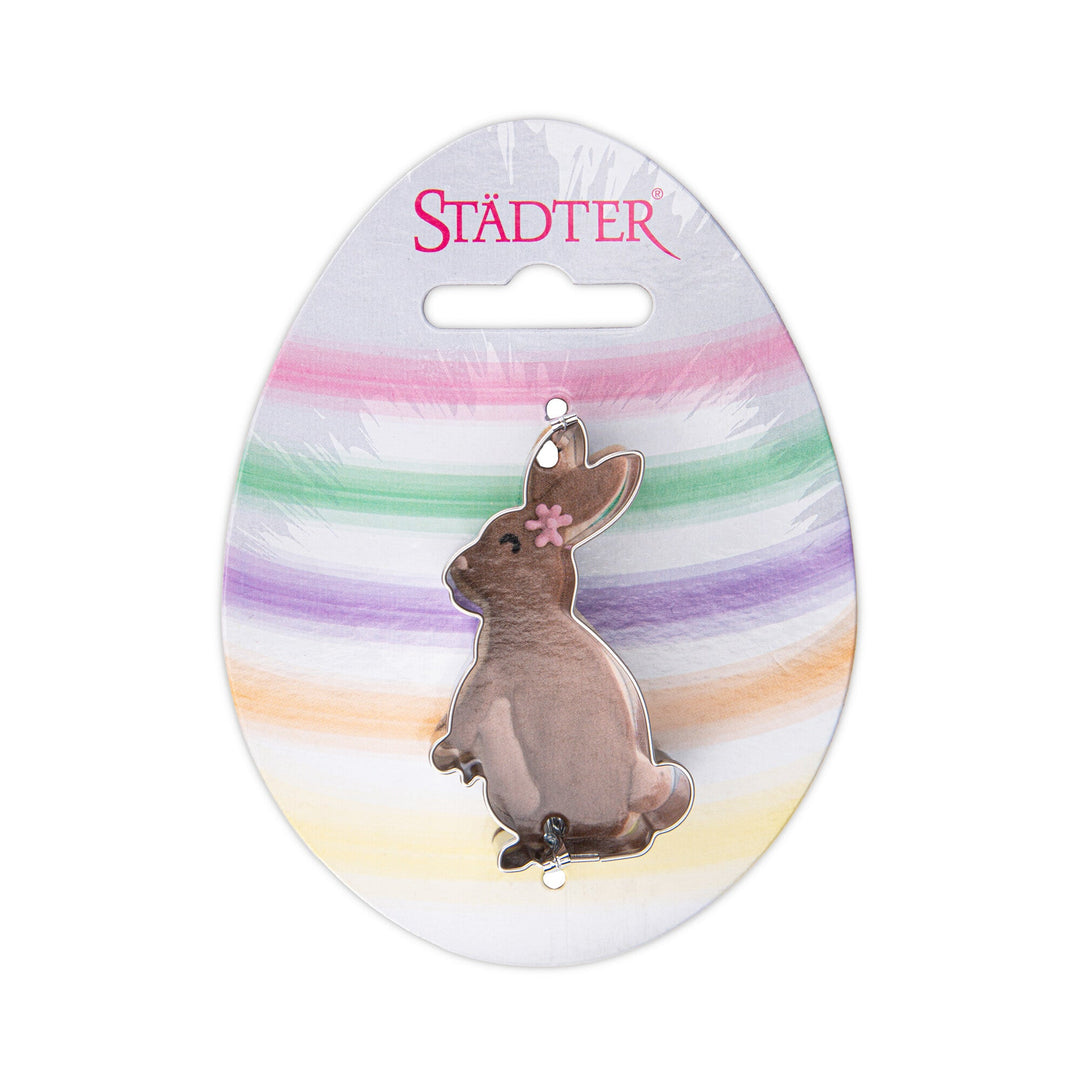 Städter, Ausstechform Hase auf Karte, Edelstahl, 6,0cm STA - 217295