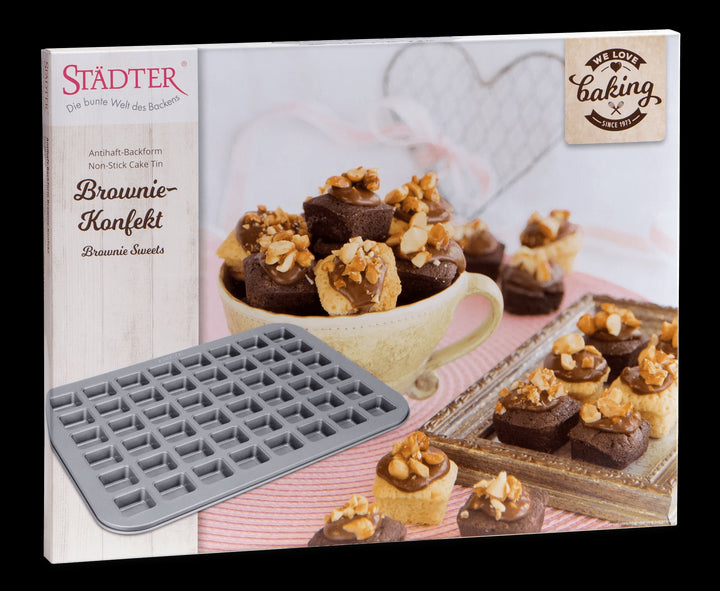 STA_661103 - Städter, Brownie Konfekt, We Love Baking, Metall Silber