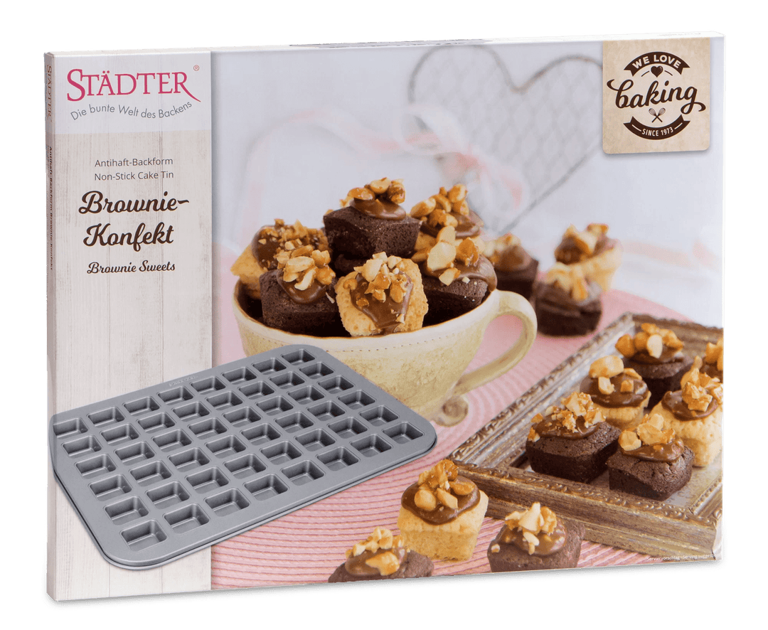 STA_661103 - Städter, Brownie Konfekt, We Love Baking, Metall Silber