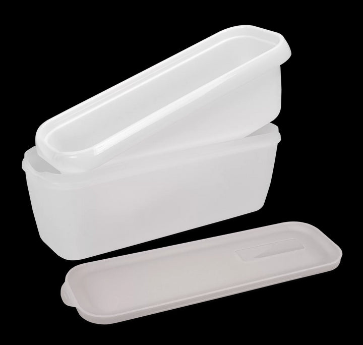 STA - 850019 - Städter, Eisbehälter grau "fresch & cool" für Speiseeis doppelwandig, 1300ml