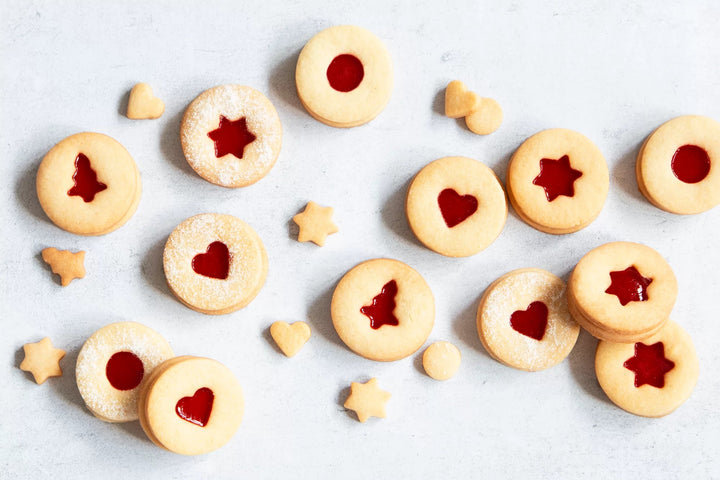 ST - 954199 - Städter, Linzer - Ausstecher Spitzbub glatt, 5 - tlg. Set, D4cm / H1,5cm