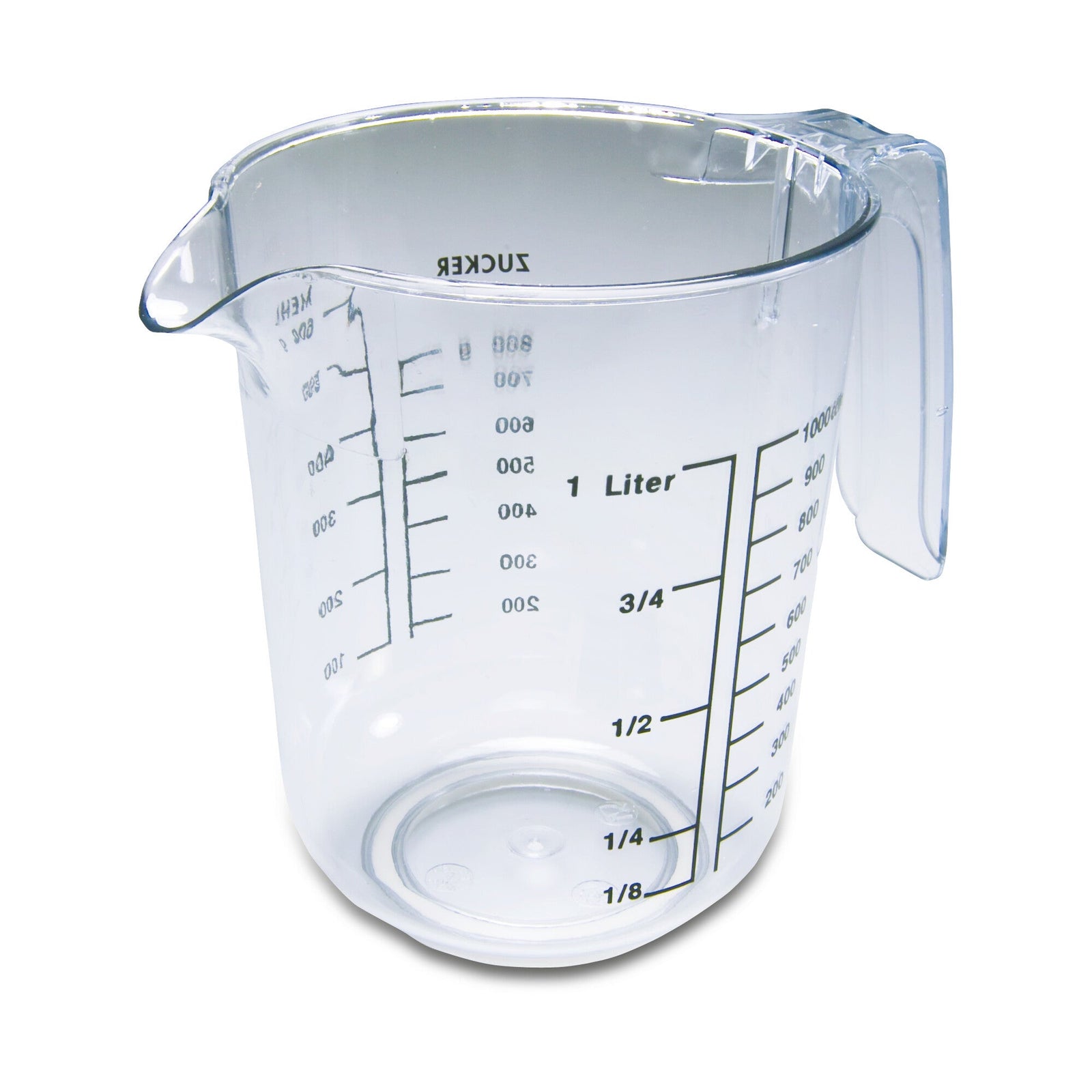 ST - 853058 - Städter 'Messkanne PS - Kunststoff - glasklar (500ml)'