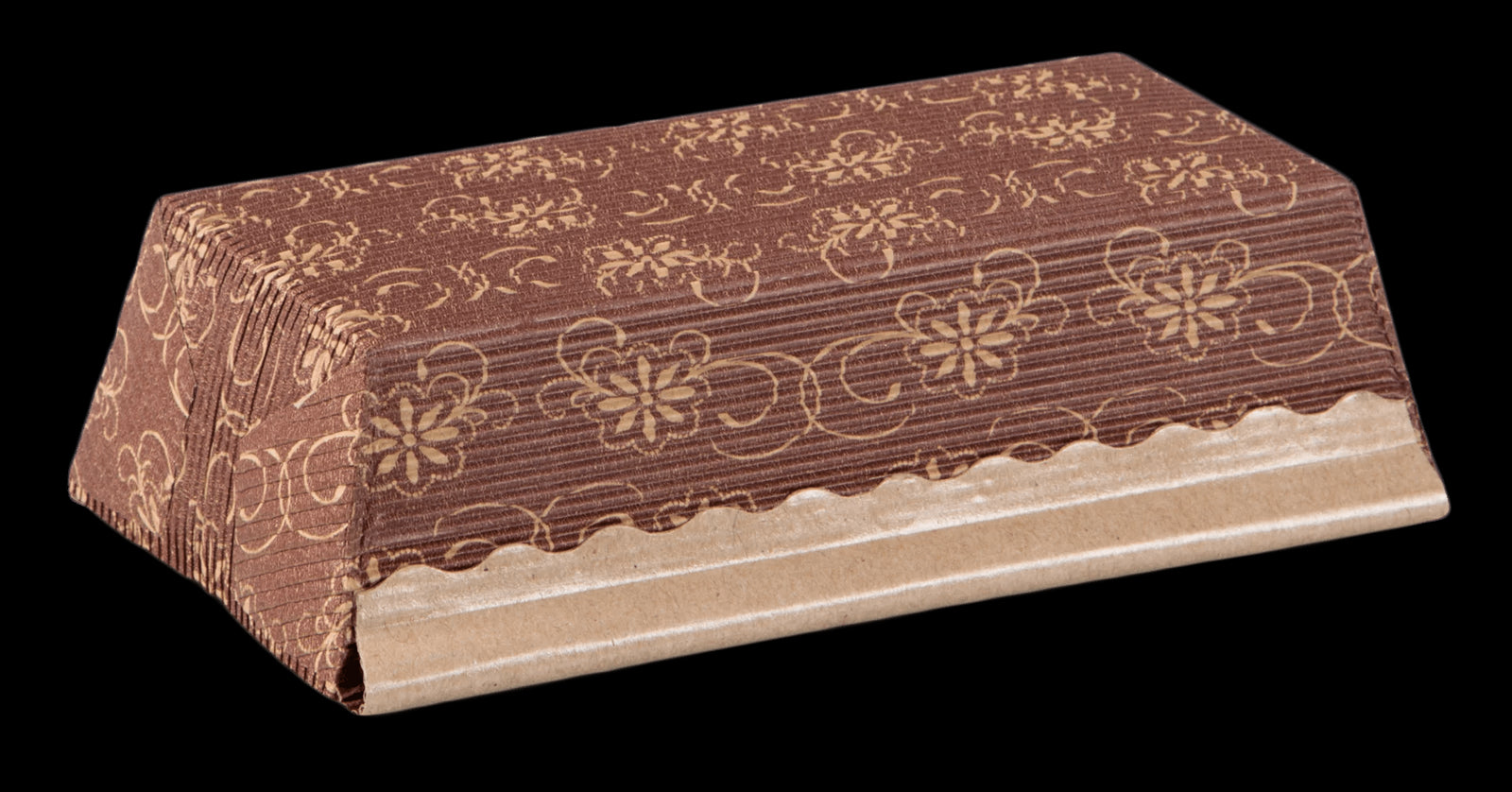 ST - 903807 - Städter, Papier - Backform Kastenform 4 Stück, Farbe braun, 18 x 9cm / H3,5cm