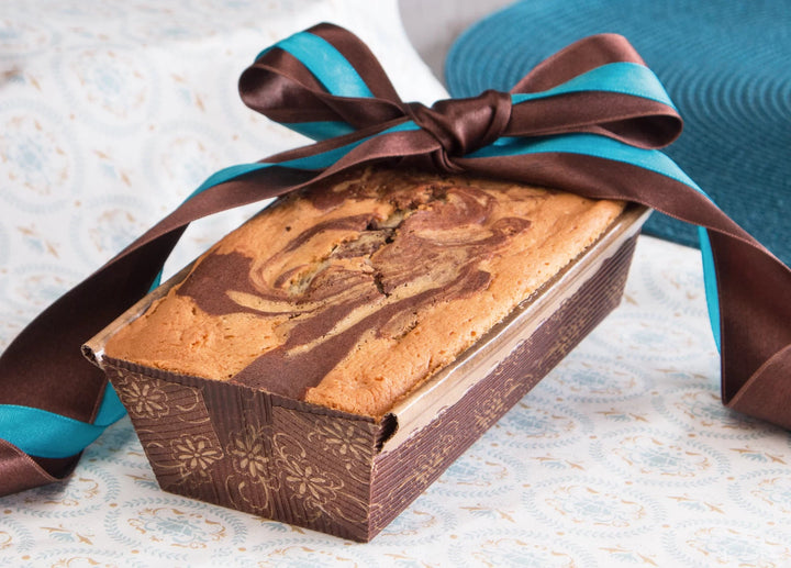 ST - 903807 - Städter, Papier - Backform Kastenform 4 Stück, Farbe braun, 18 x 9cm / H3,5cm