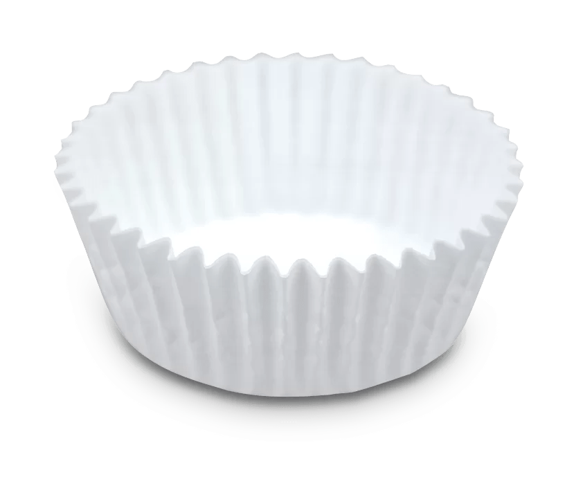 STA - 335417 - Städter, Papier - Backförmchen weiß, 200 Stück, weiß, D5/7cm / H3cm