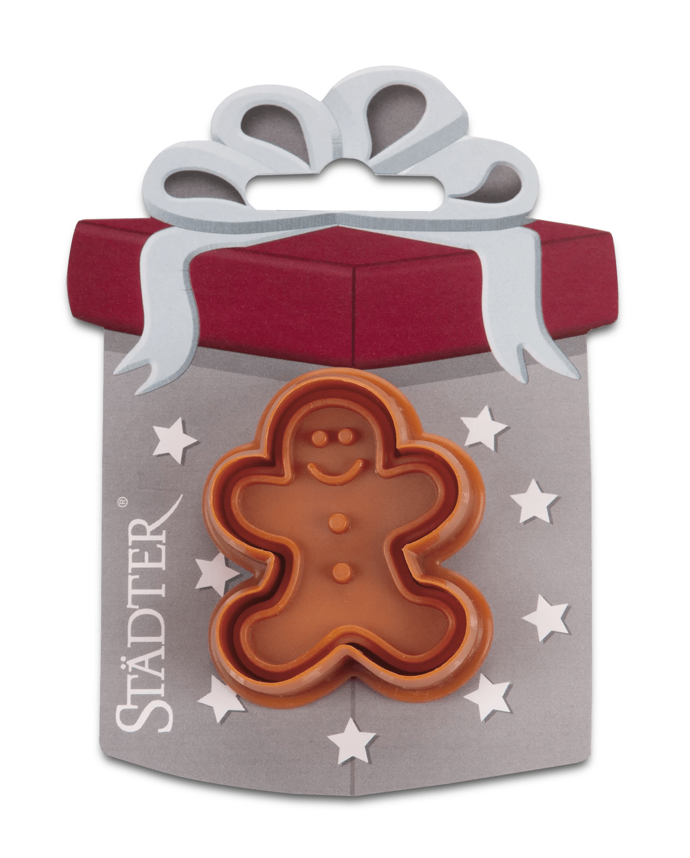 ST - 170903 - Städter, Präge - Ausstecher mit Auswerfer Lebkuchenmann auf Karte, H5cm