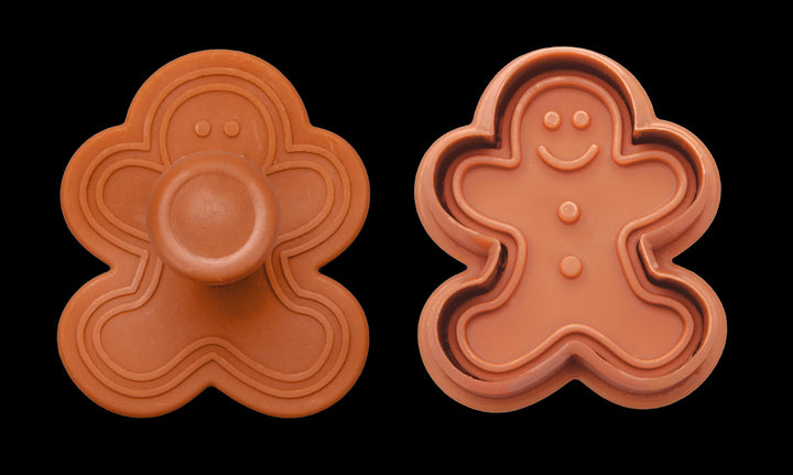 ST - 170903 - Städter, Präge - Ausstecher mit Auswerfer Lebkuchenmann auf Karte, H5cm