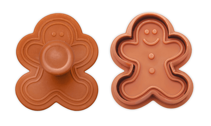 ST - 170903 - Städter, Präge - Ausstecher mit Auswerfer Lebkuchenmann auf Karte, H5cm
