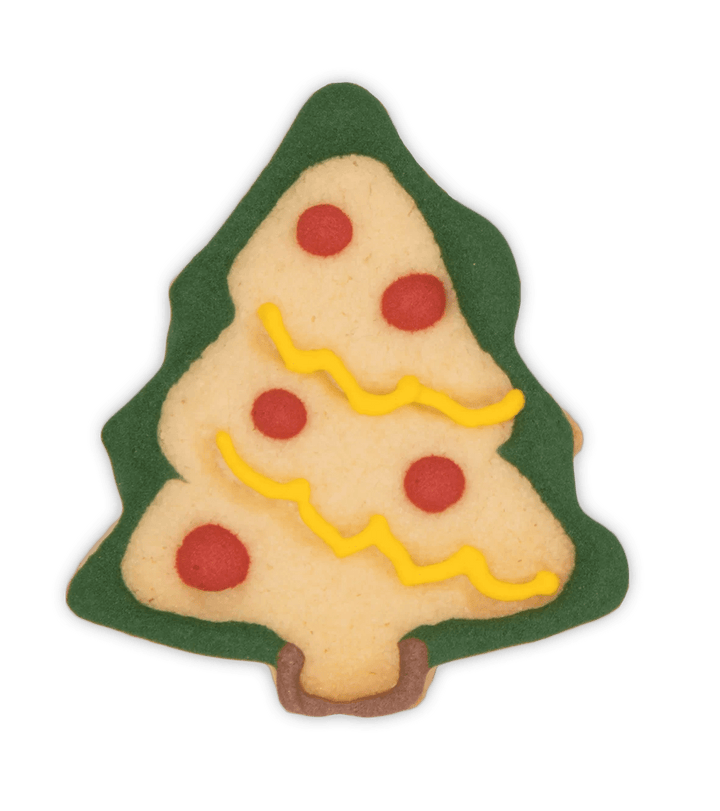 ST - 170910 - Städter, Präge - Ausstecher mit Auswerfer Tannenbaum, grün, H4,5cm