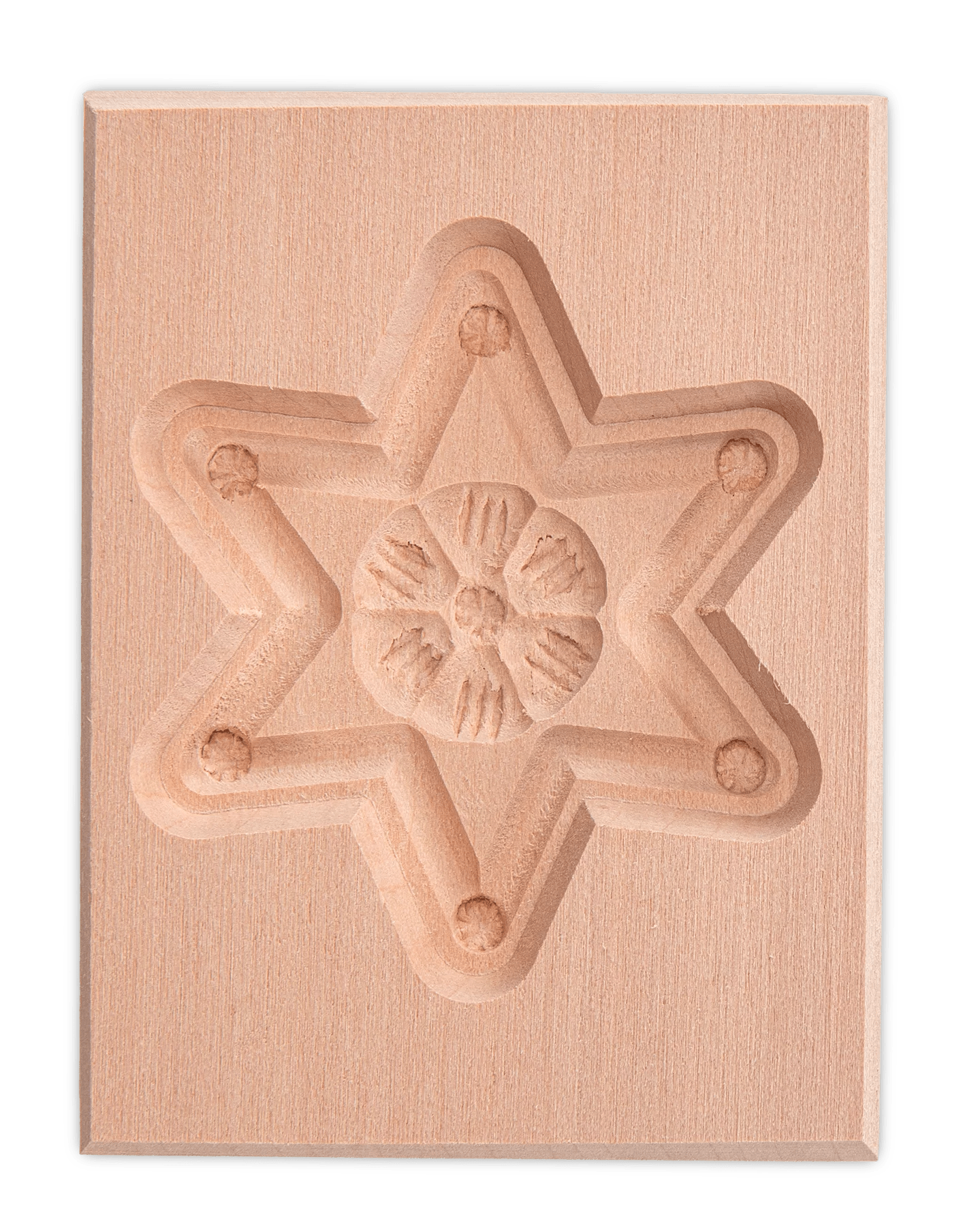 ST - 841222 - Städter, Springerle - Model Stern Birnbaum, Größe 5,5 x 8cm