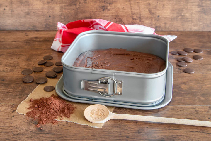 STA-661400 - Städter, Neliönmuotoinen irtopohjavuoka, "We Love Baking", 23 x 23 cm / K 7 cm