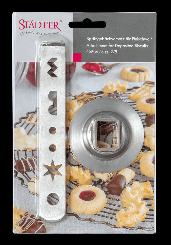  - Städter 'Spritzgebäckvorsatz für Fleischwolf Größe 7/8
