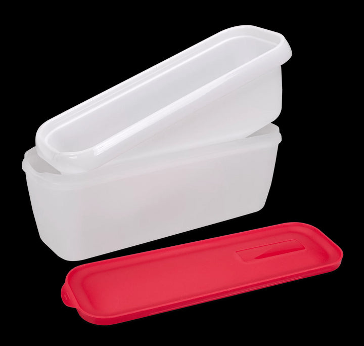 STA - 850026 - Städter, Städter, Eisbehälter rot "fresch & cool" für Speiseeis doppelwandig, 1300ml