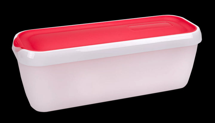 STA - 850026 - Städter, Städter, Eisbehälter rot "fresch & cool" für Speiseeis doppelwandig, 1300ml