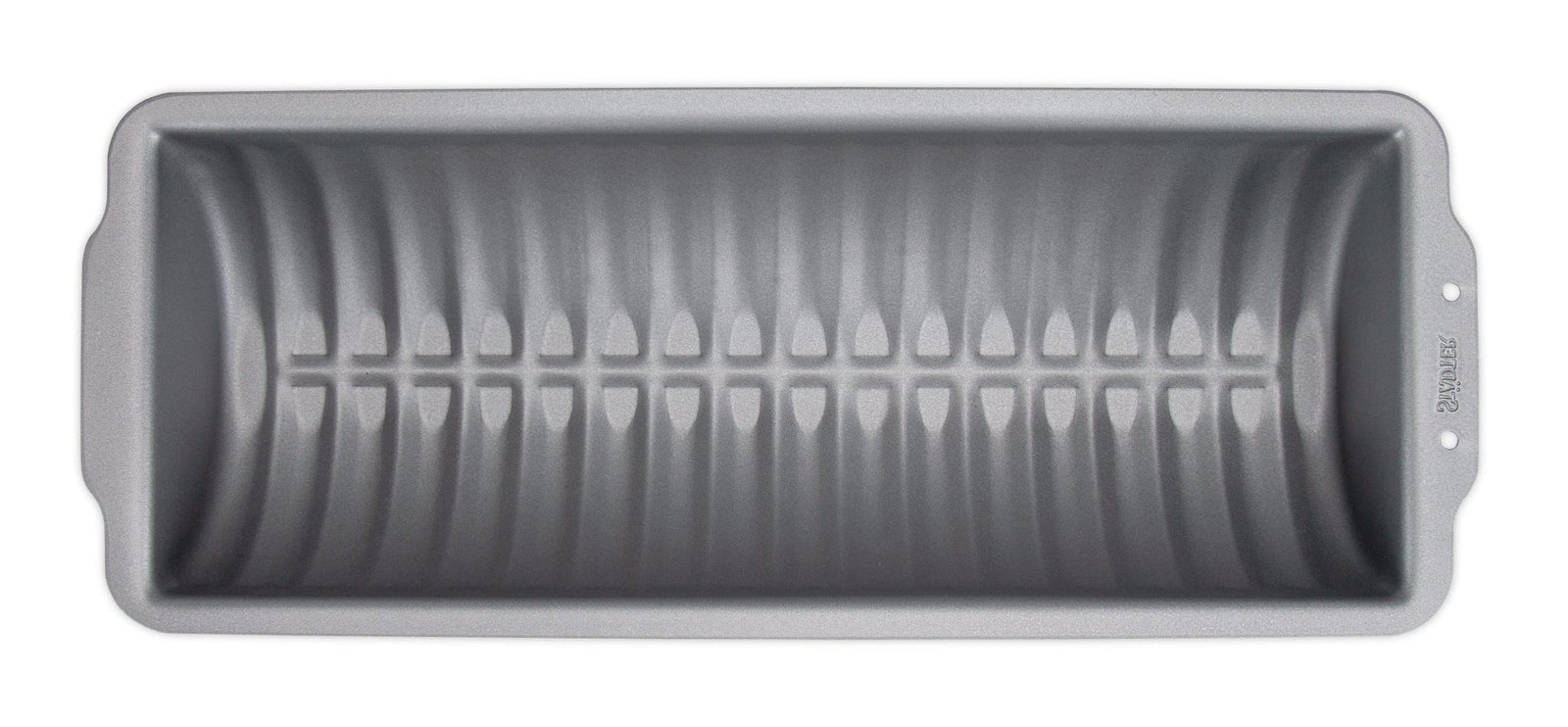 ST - 661448 - Städter 'WE - LOVE - BAKING - Rehrückenform Metall Silber 30x11cm/H6cm(1500ml)