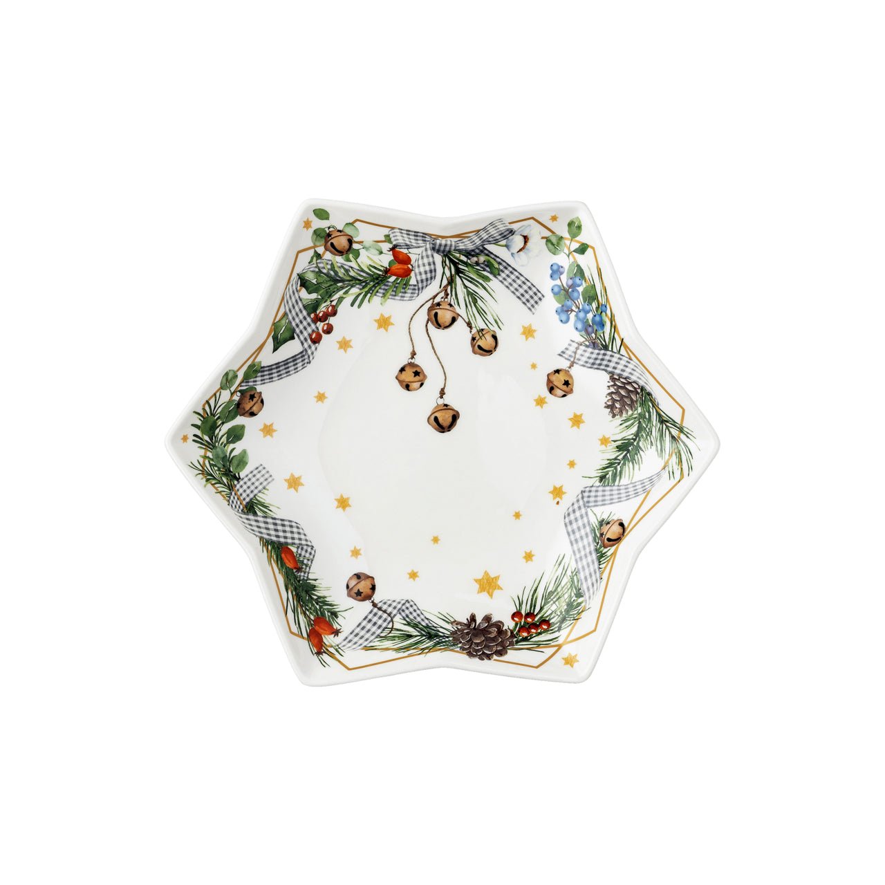 02473 - 727212 - 25381 - Süßer die Glocken... Sternschale 24 cm, Hutschenreuther 2024