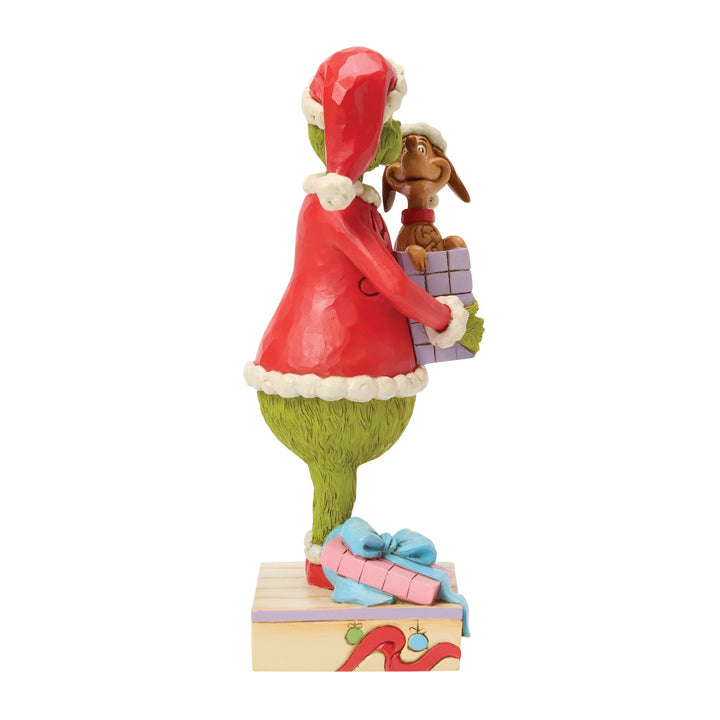 6018957 - The Grinch, gave med Max spretter ut - 24cm, Jim Shore 2026