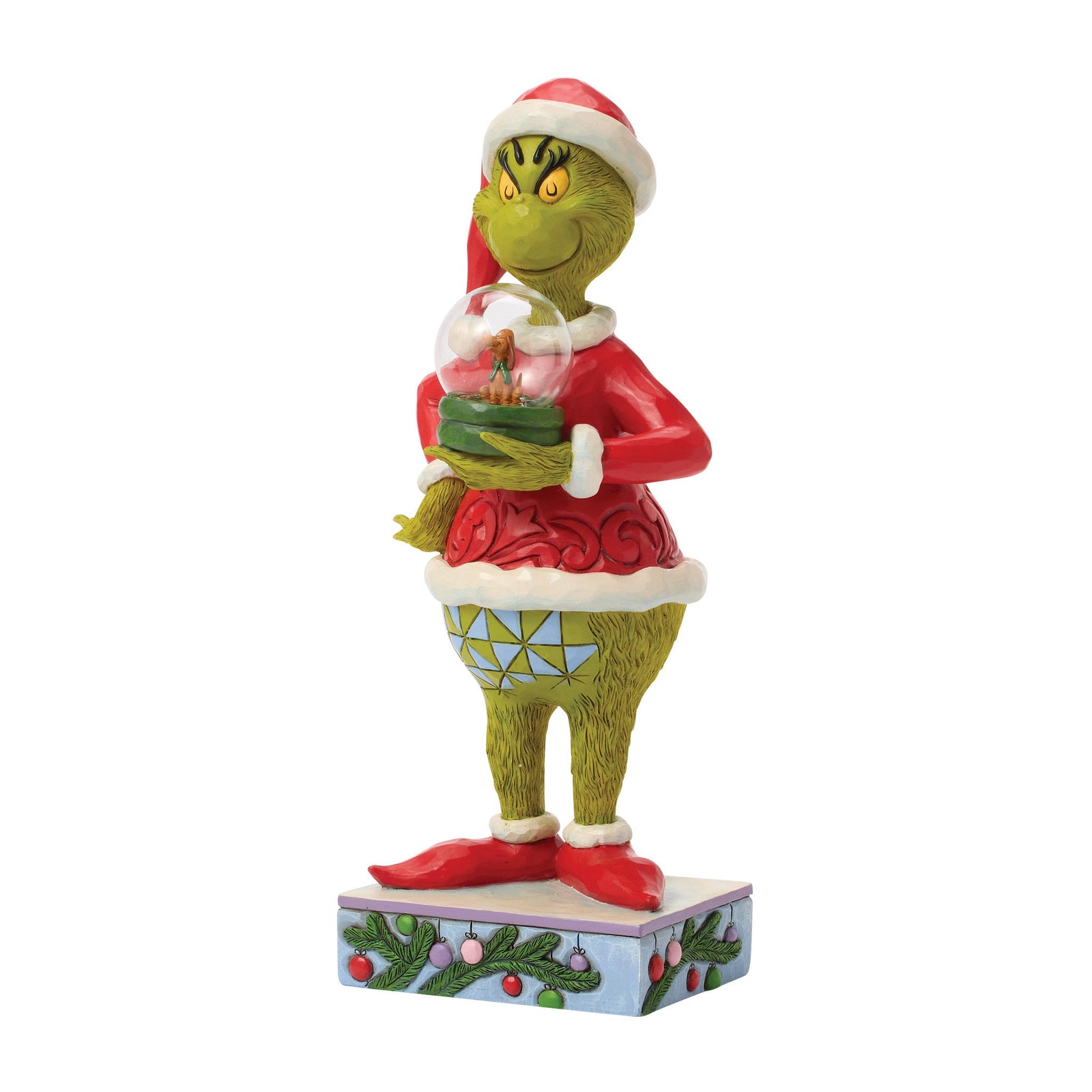 6018958 - The Grinch, Halten des Dry Dome mit Max - 23,5cm, Jim Shore 2026