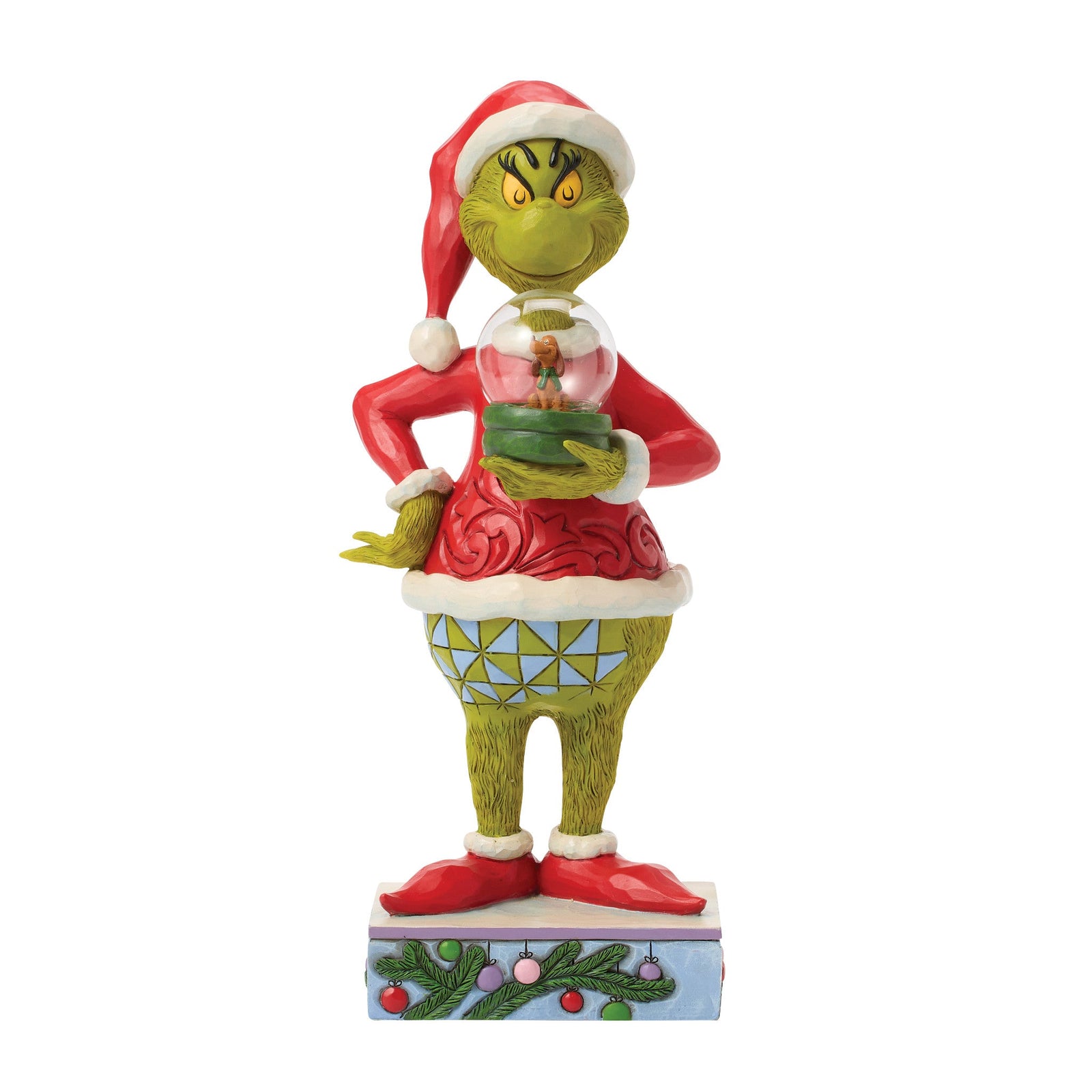 6018958 - The Grinch, Halten des Dry Dome mit Max - 23,5cm, Jim Shore 2026