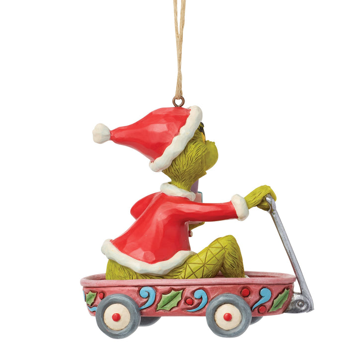 6018965 - Il Grinch, in un carro sospeso - Ornamento - 9,5 cm Jim Shore 2026