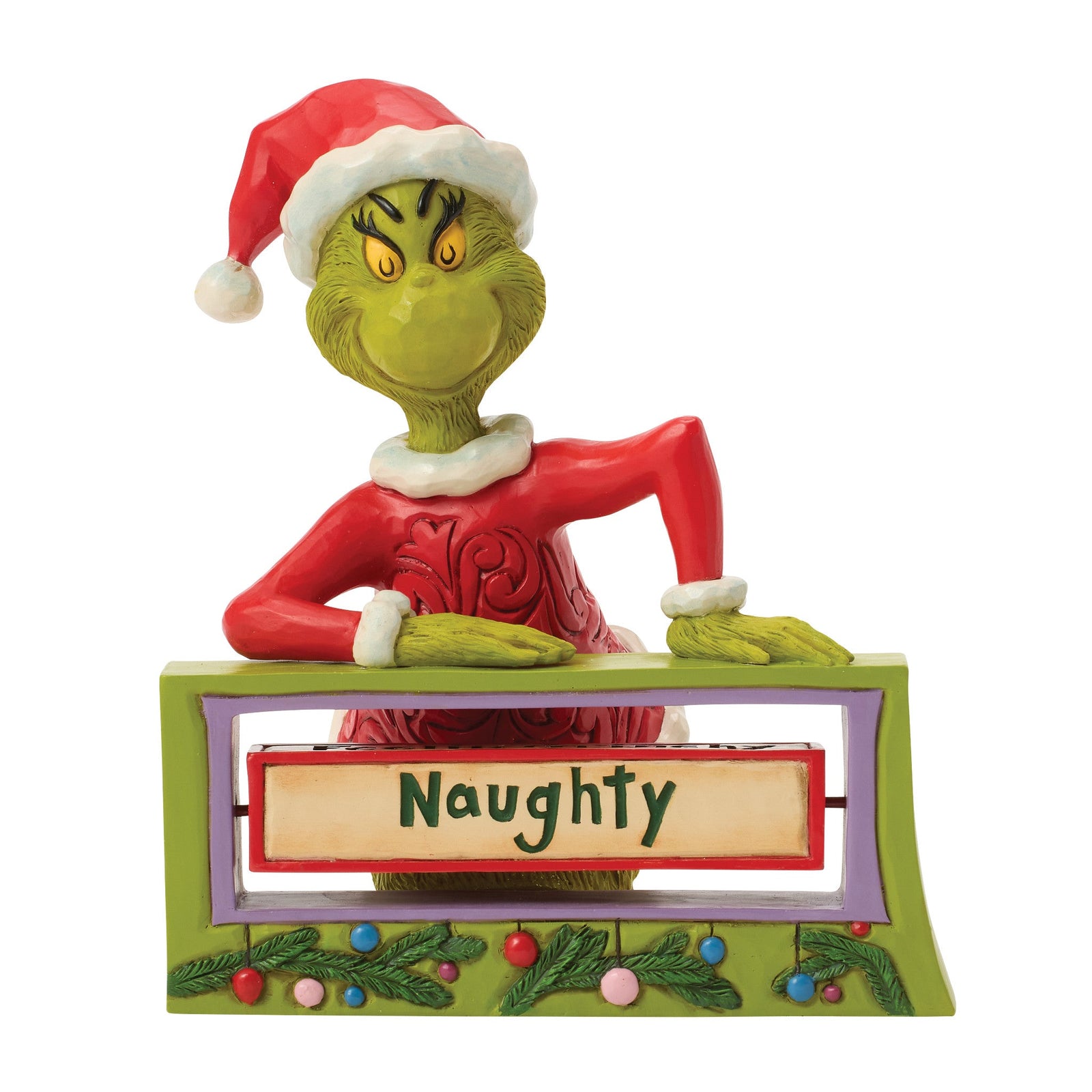 6018960 - The Grinch, mit drehbarer Anzeige - 15,5cm, Jim Shore 2026