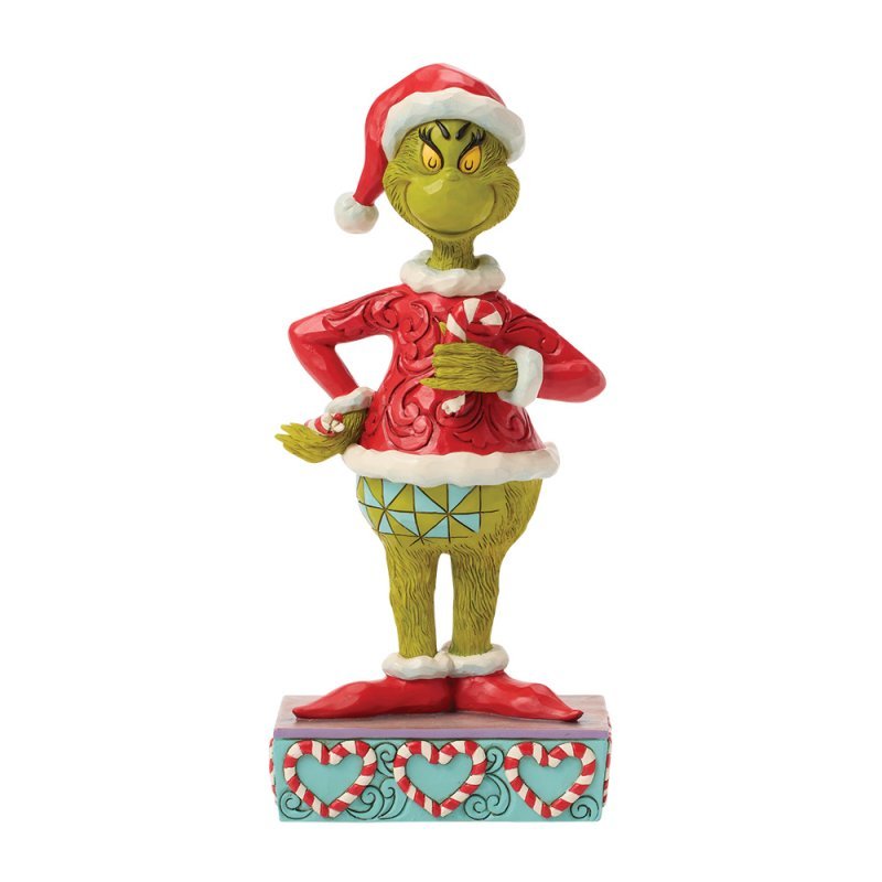 6018951 - The Grinch, mit einer zerbrochenen Zuckerstange - 22cm, Jim Shore 2026