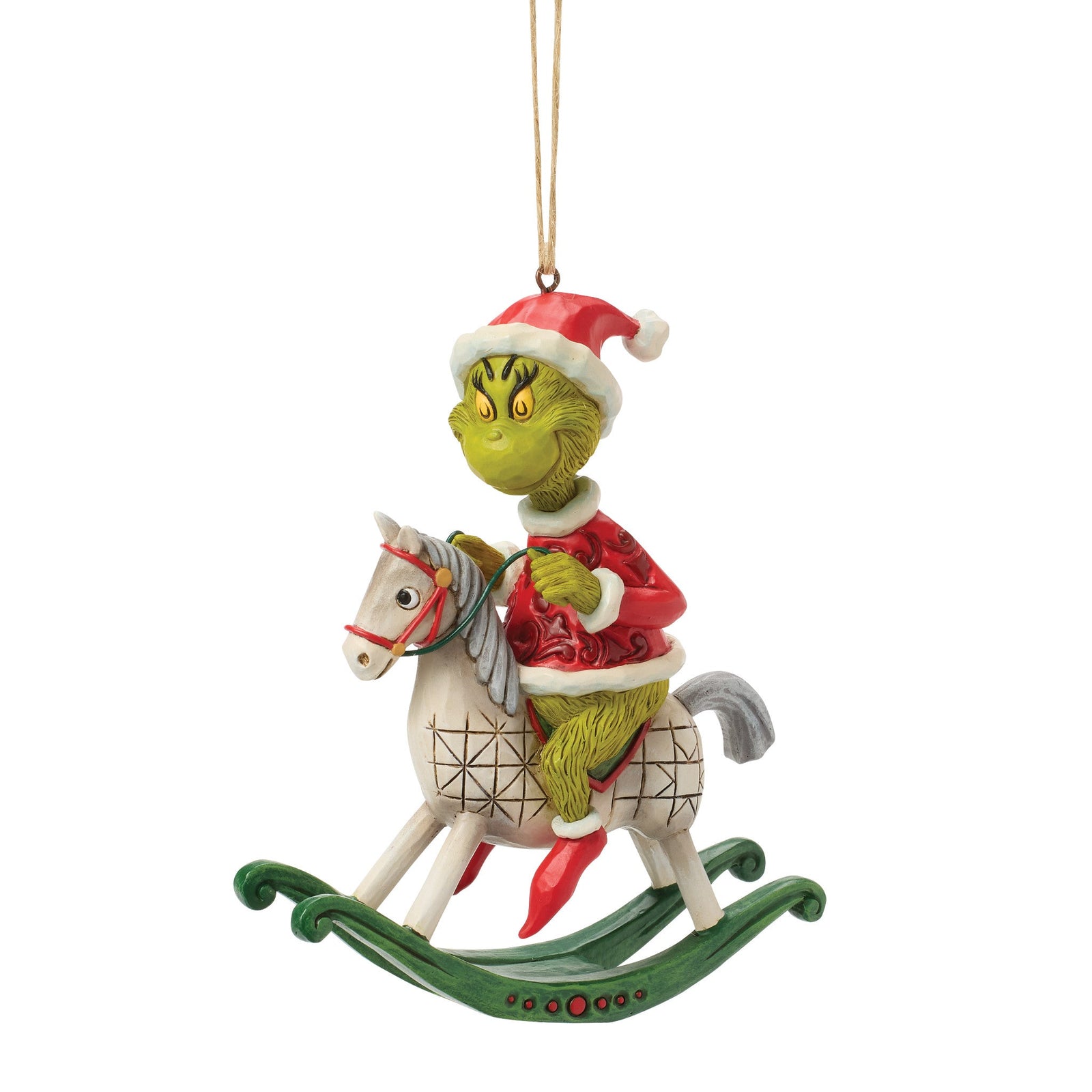 6018966 - The Grinch, riding a horse - ornament - 13,5cm, Jim Shore 2026
