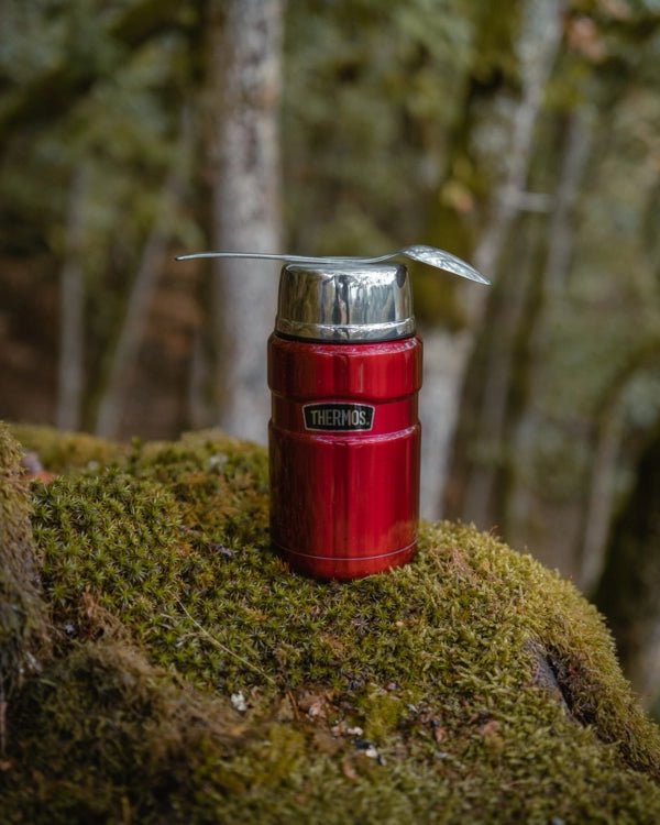 THE - 4001248071 - Thermos Isolier Speisegefäß Food Jar cranberry red poliert, 0,7L