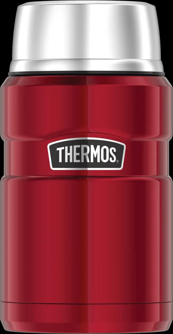 THE - 4001248071 - Thermos Isolier Speisegefäß Food Jar cranberry red poliert, 0,7L