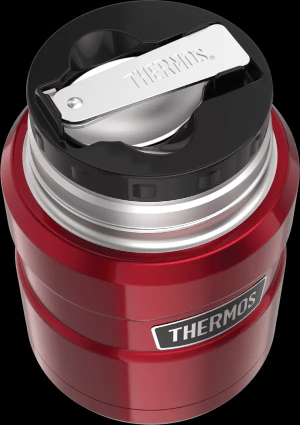 THE - 4001248071 - Thermos Isolier Speisegefäß Food Jar cranberry red poliert, 0,7L