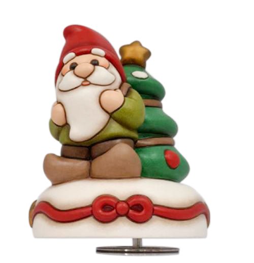 Thun 'Glockenspiel Zwerg Oliver und Weihnachtsbaum, Keramik,, mittel'-S3419H90